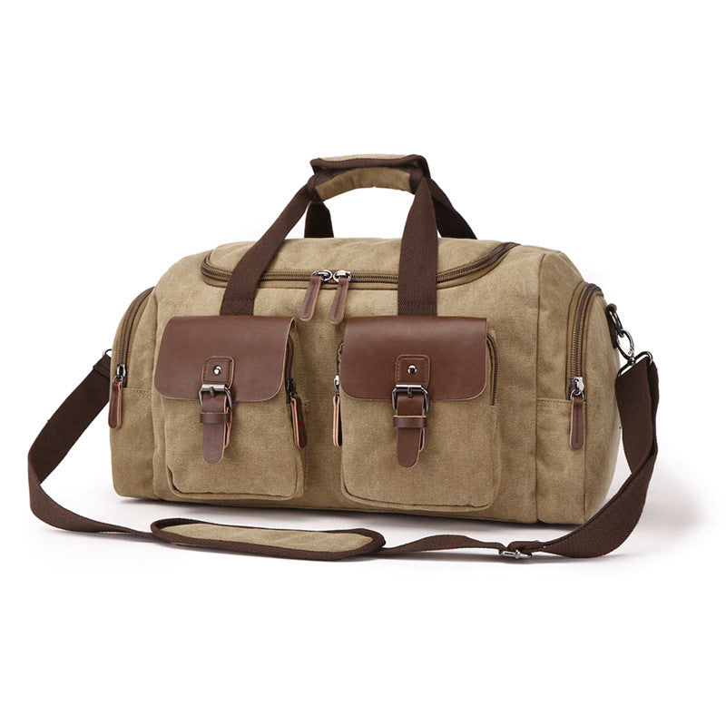 European Style Canvas Travel Bag - Elegance and Functionality on the Go