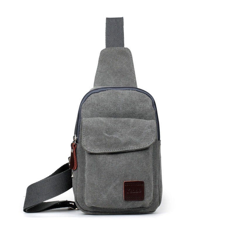 Korean Style Men's Crossbody Bag - Minimalist Elegance and Functionality