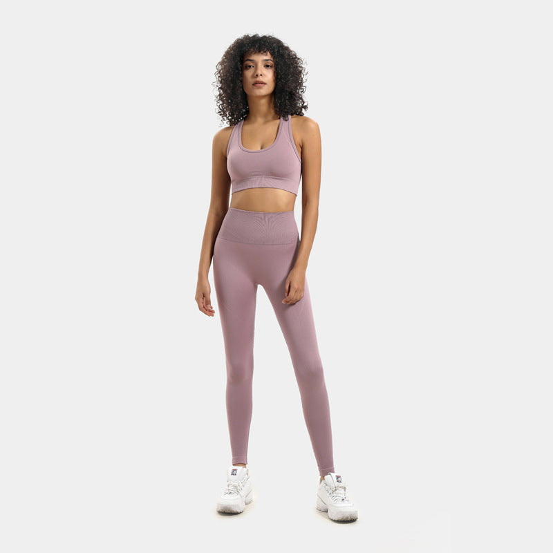 Seamless Yoga Set – Libertà Totale in Maglia Elasticizzata
