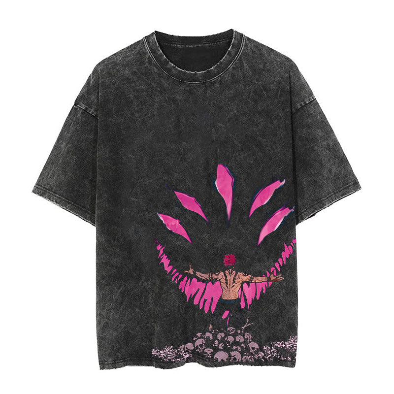 XS020 T‑Shirt in Cotone: L’Eleganza della Stampa Vintage