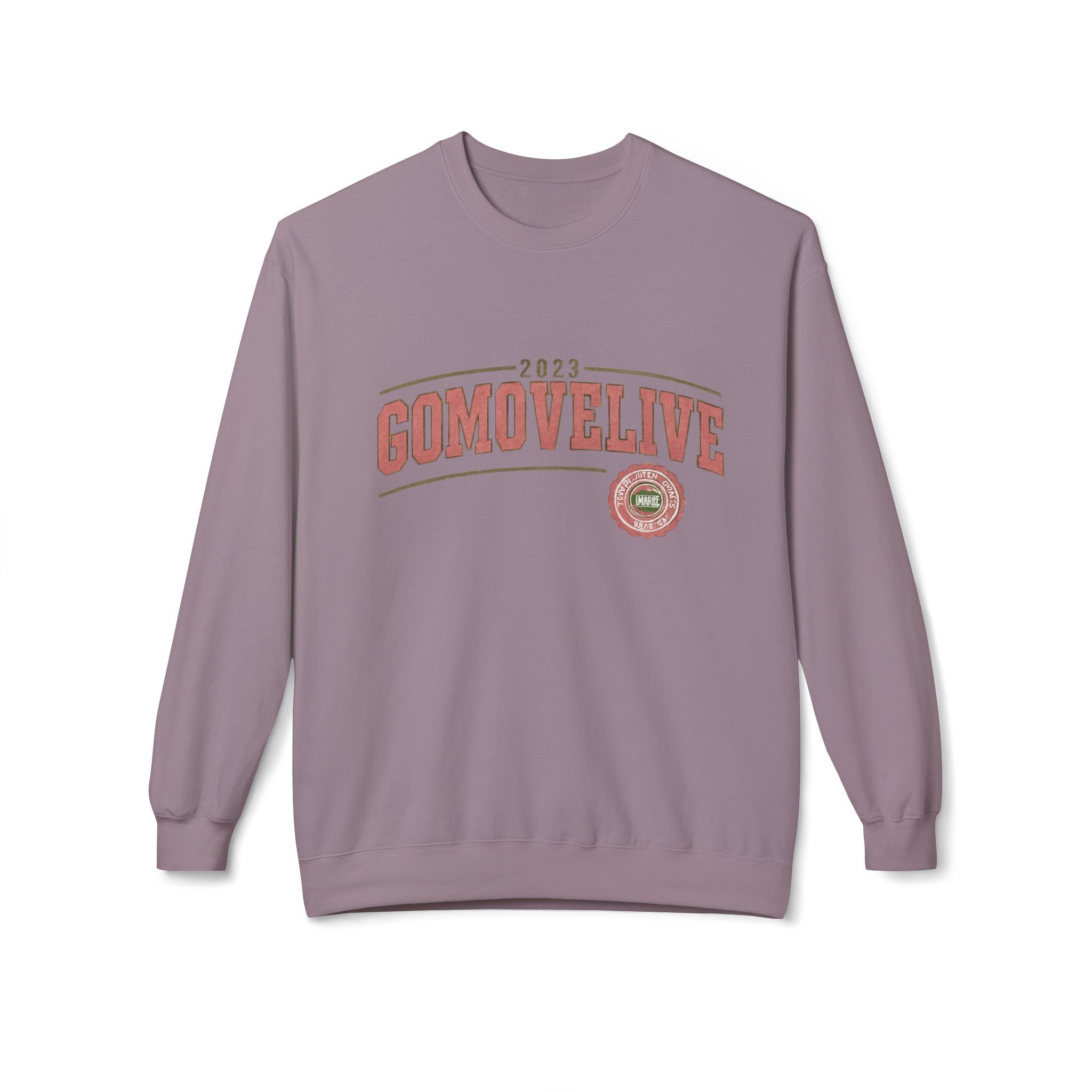 Gomovelive Glow-Up Crewneck – Motivational Sweatshirt for Awesome Days