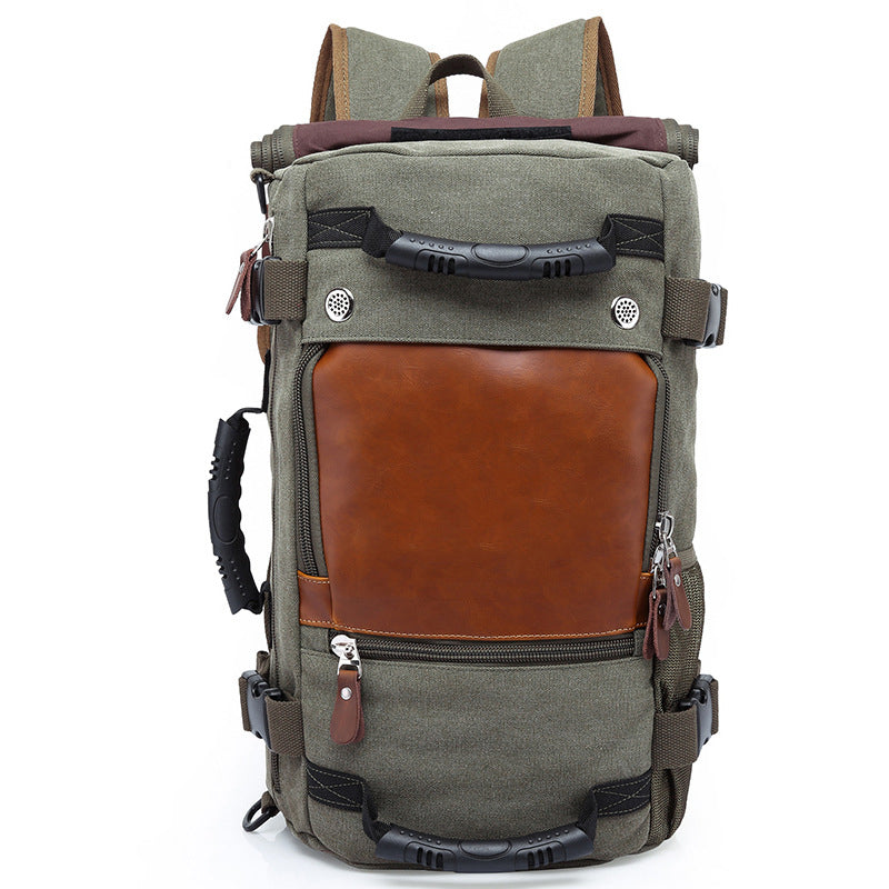 Retro Style with Multifunctional Travel Backpack