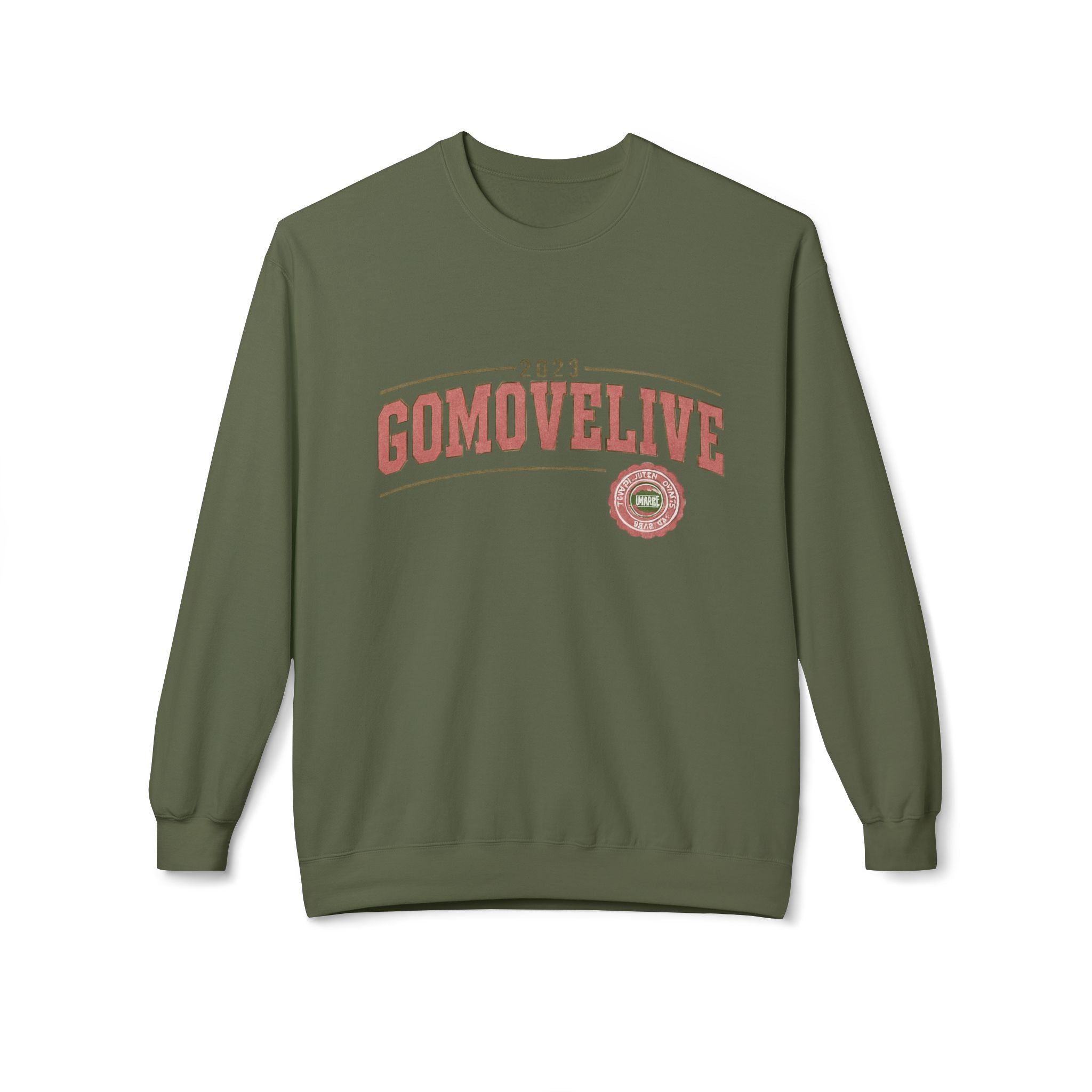 Gomovelive Glow-Up Crewneck – Motivational Sweatshirt for Awesome Days