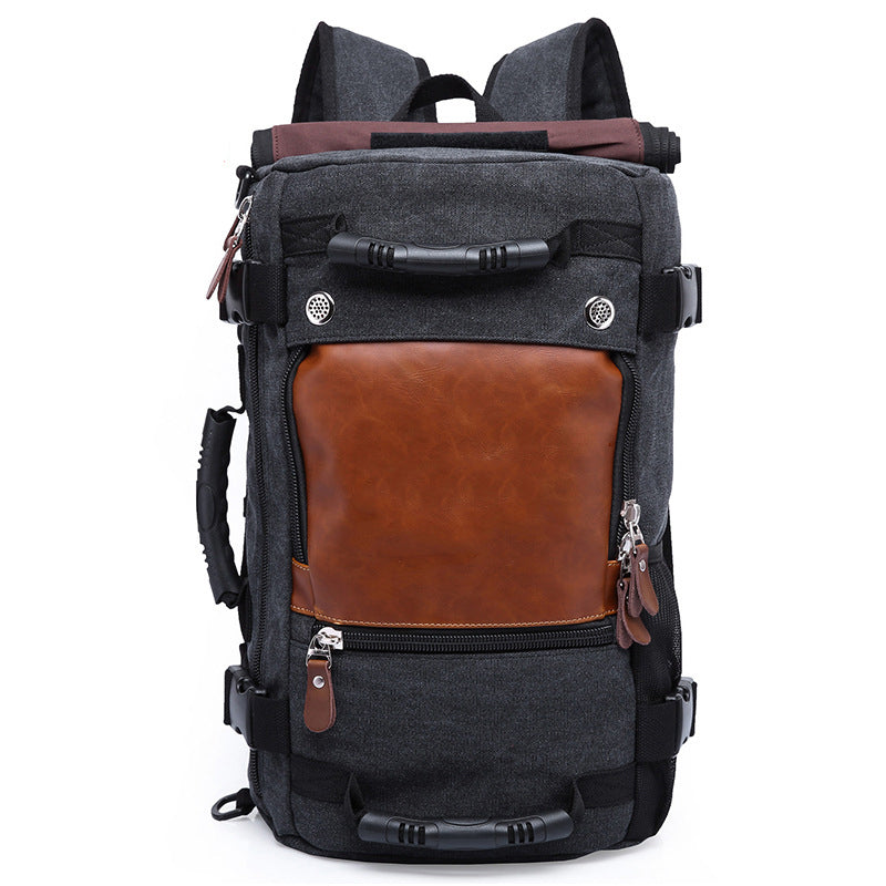 Retro Style with Multifunctional Travel Backpack
