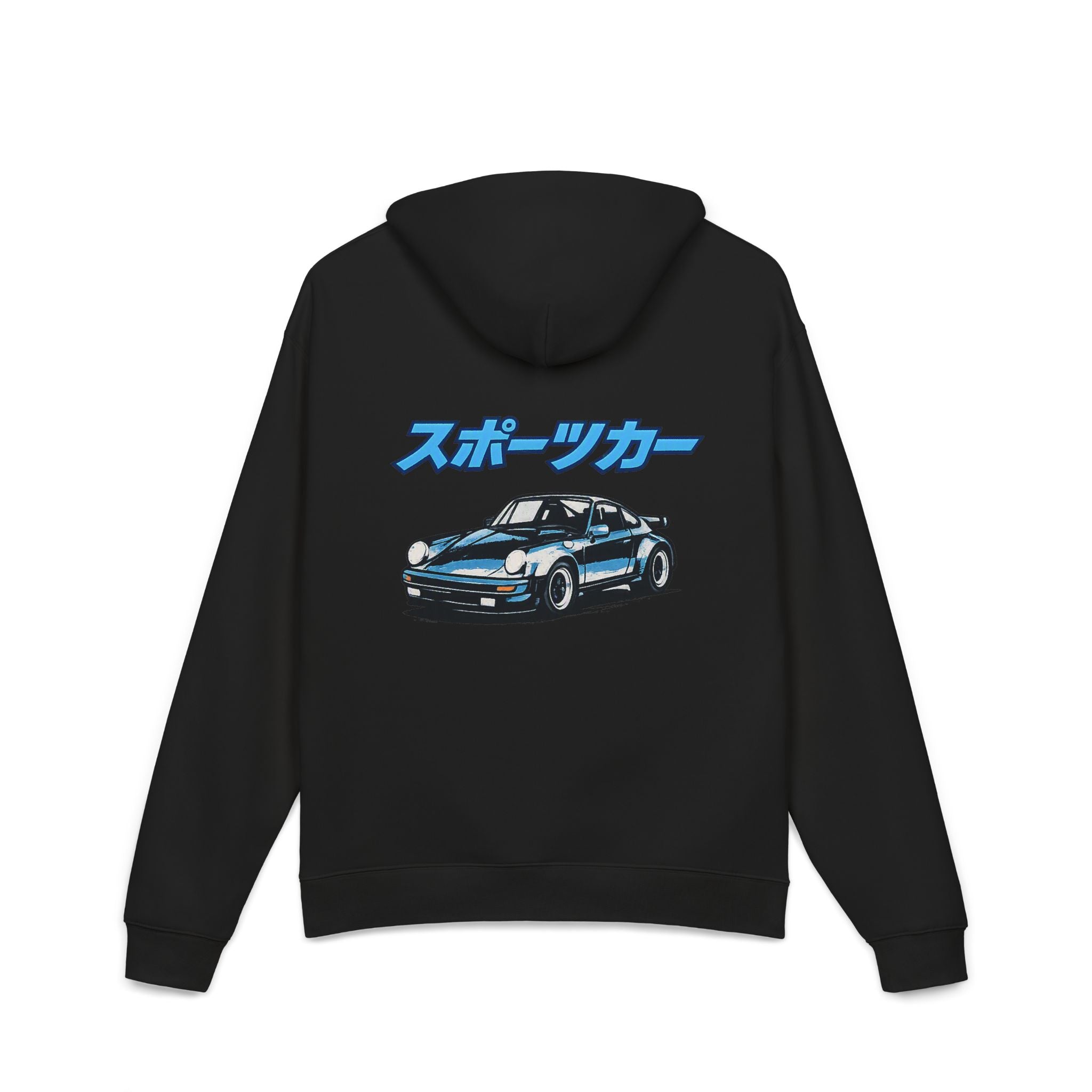 Sportscar Hoodie — Retro Japanese Racing Car Graphic