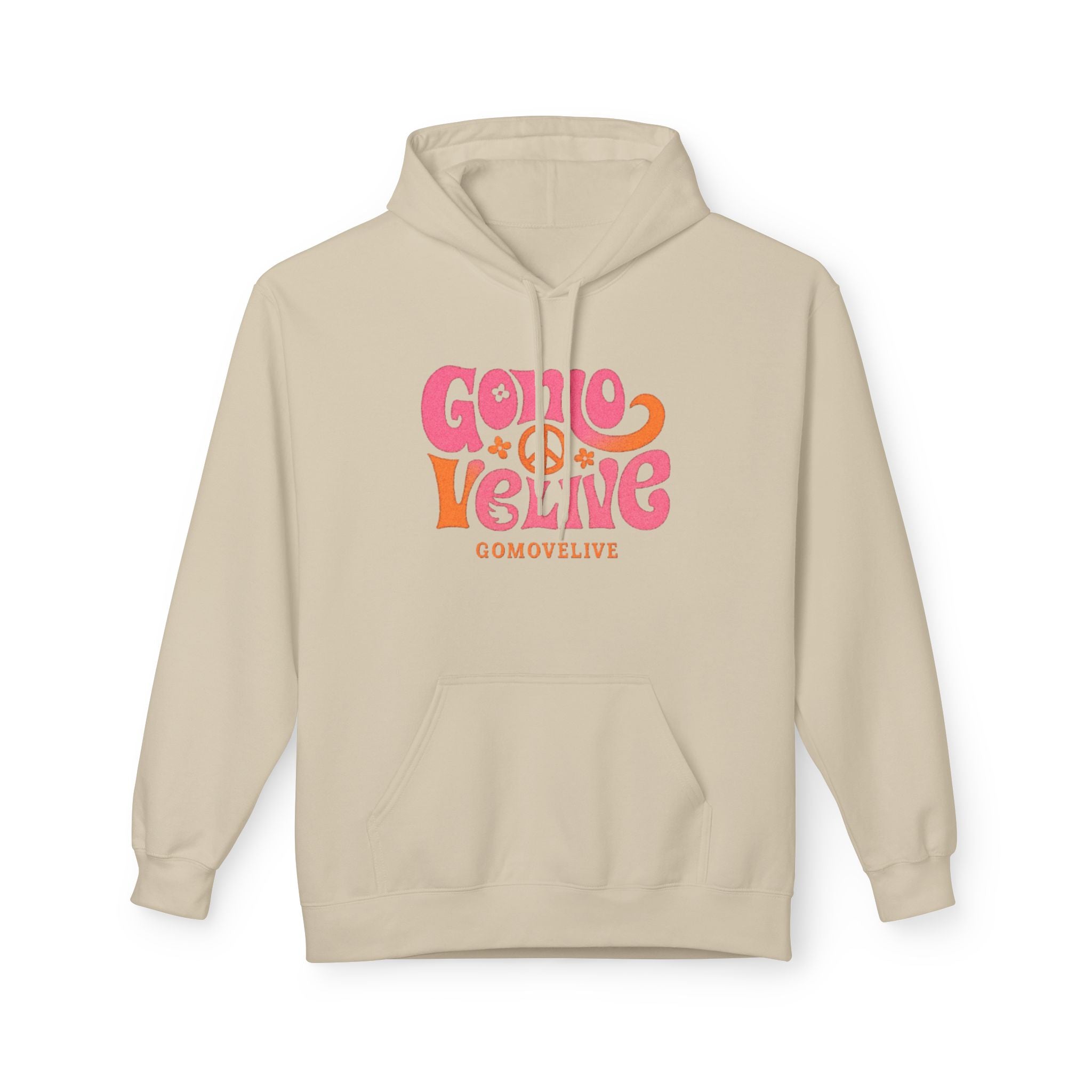 Sweat à capuche Bonheur : Sweat-shirt doux unisexe, pour un bonheur quotidien simple