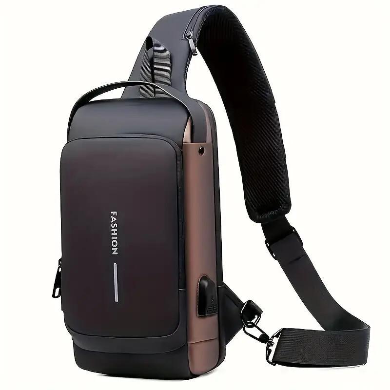 Waterproof and Anti-Theft Chest Backpack for Motorcyclists