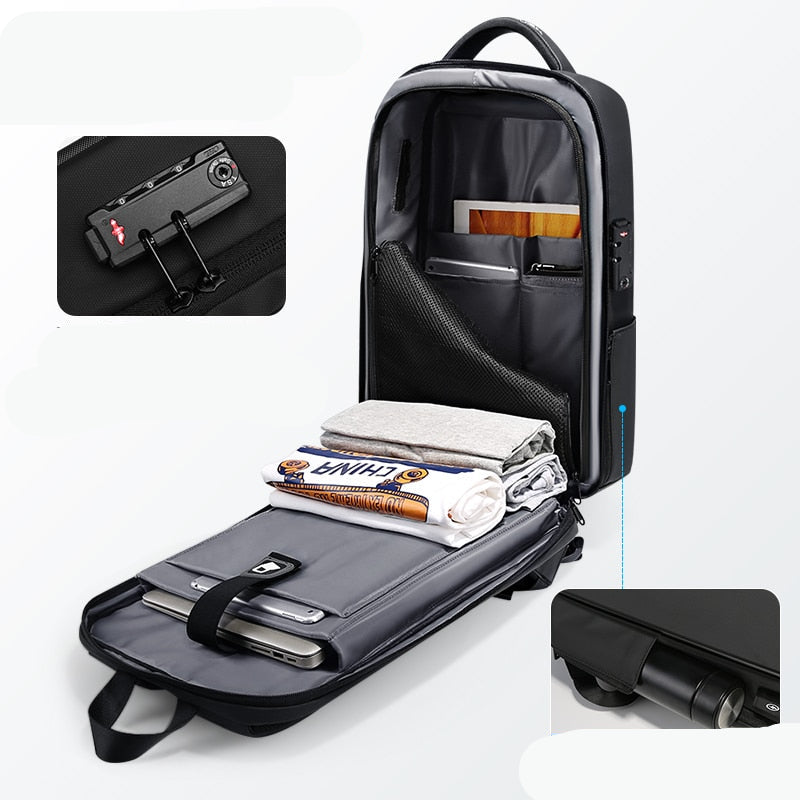 Zaino Business Fenruien con USB - Sicurezza e Stile senza Confini