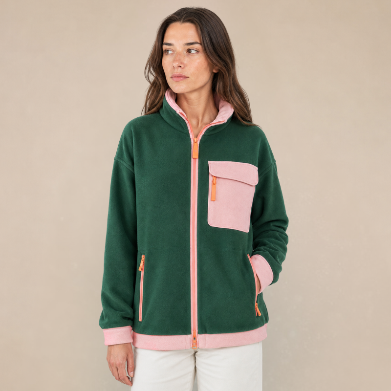 Vibrant Trail: The "Dynamic Rosé" Jacket
