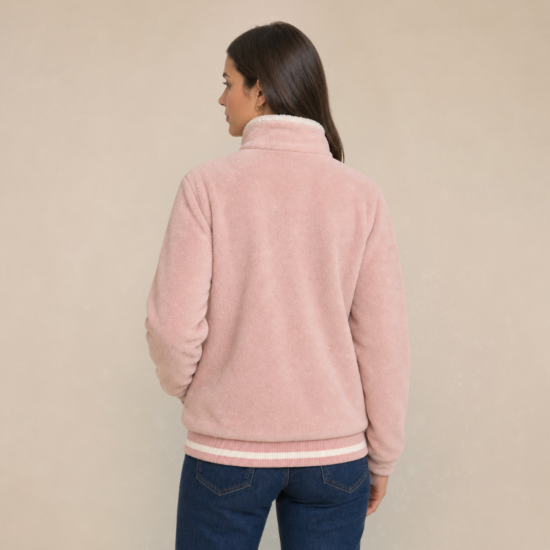 Veste polaire bicolore Embrace : chaleur douillette et style distinctif