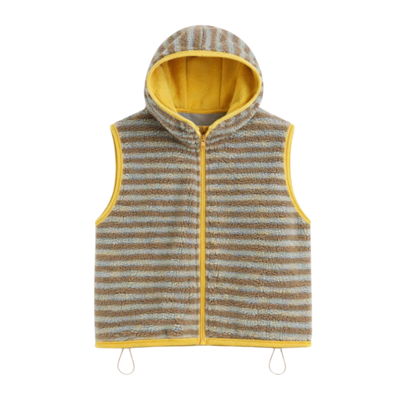 La Gilet Hoodie Rigata
