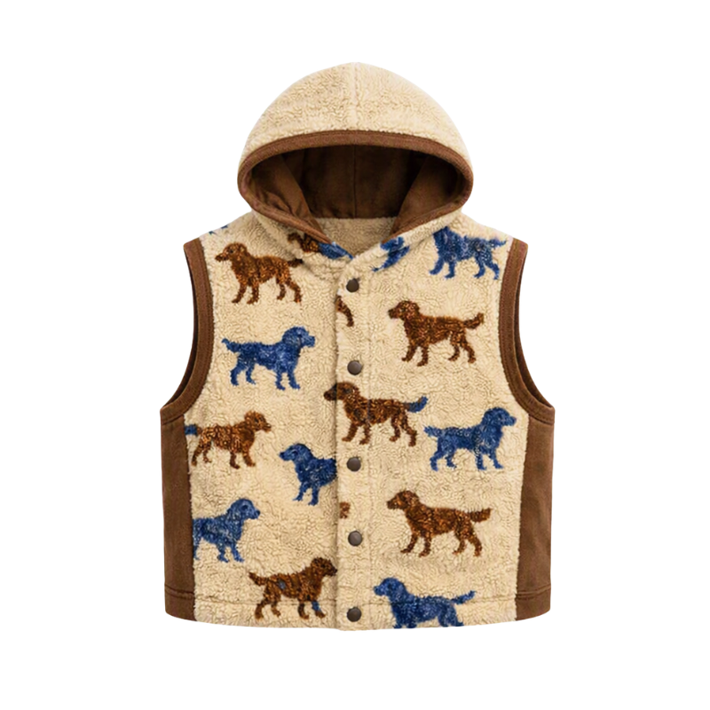 Gilet in Lana Merino e Cotone