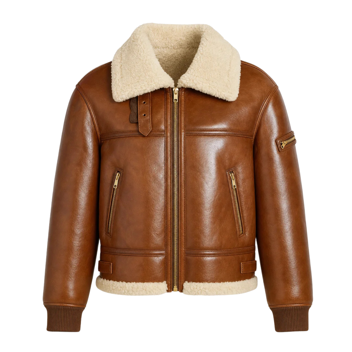 “Skyburn Heritage” – Suede Aviator with Shearling