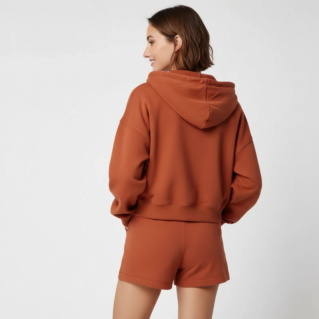 Enveloping Comfort, Unmistakable Style: The Terracotta Sports Set