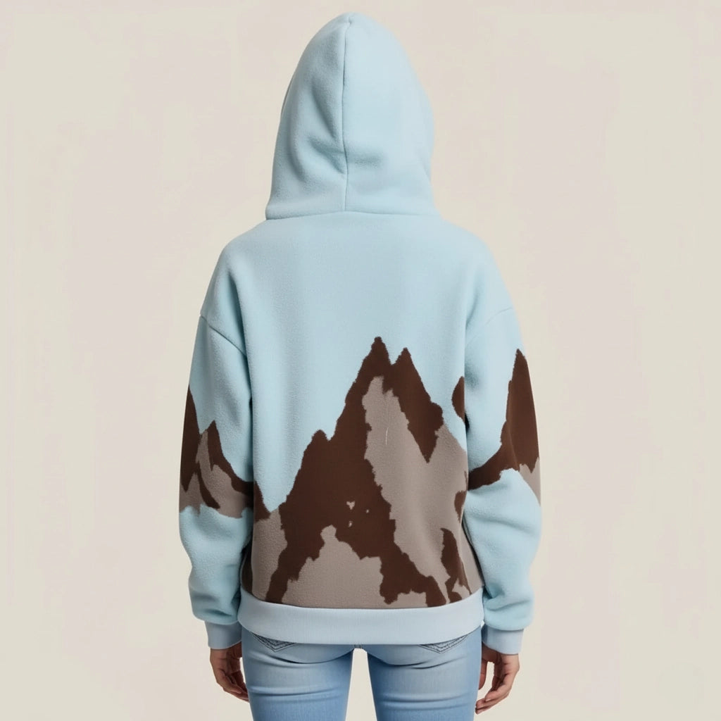 Mountain Whisper Hoodie: Panoramic Comfort and Winter Style