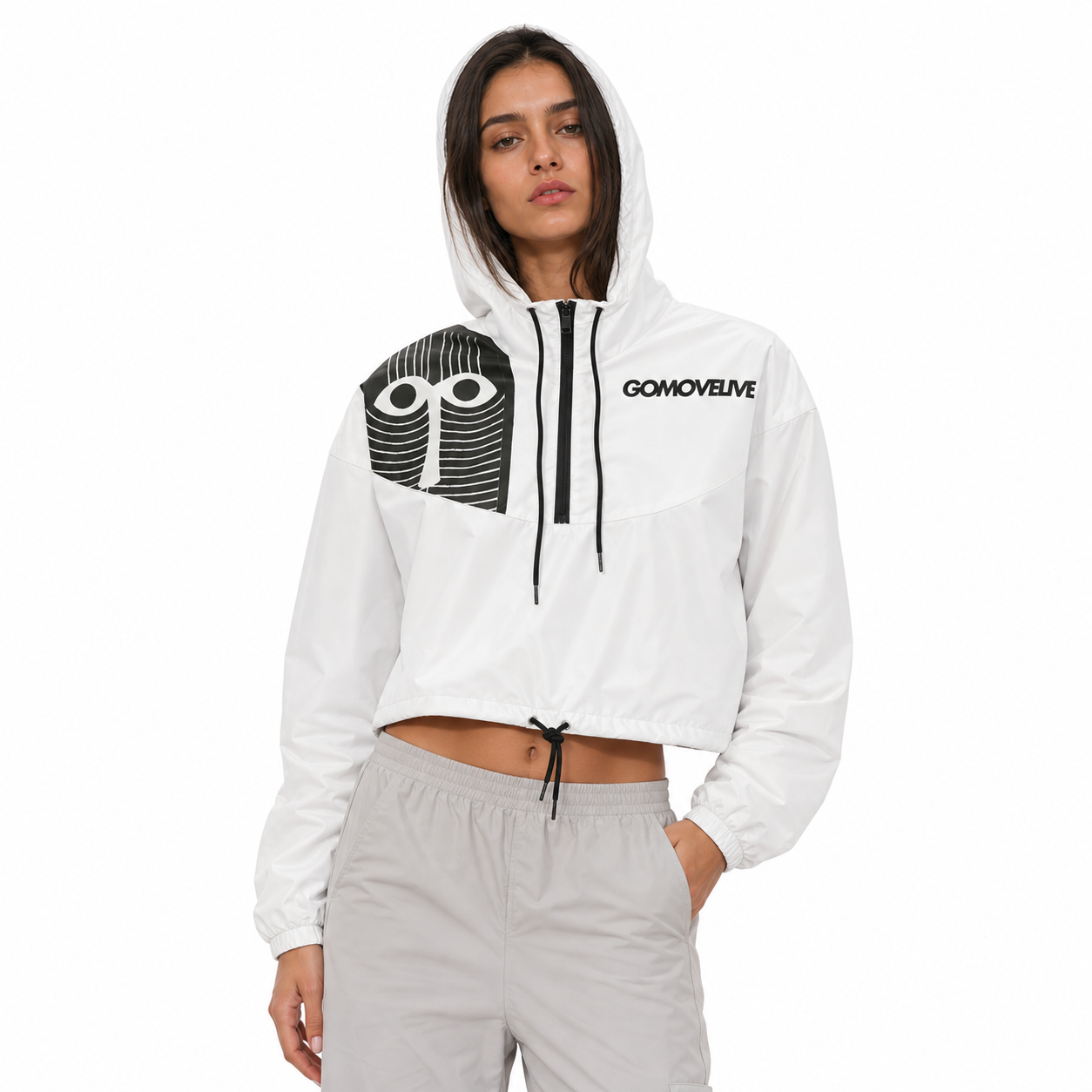 veste courte coupe-vent pour femmes