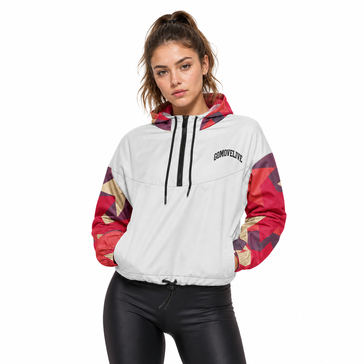 Women's Cropped Windbreaker – Freedom, Style, and Protection for Every Adventure 