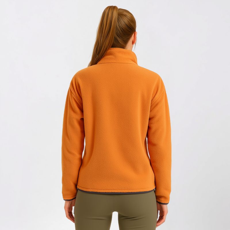 Alpine Orange – Orange Fleece Jacket