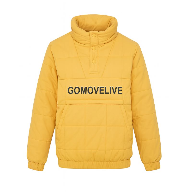 GOMOVELIVE – Giacca Trapuntata Mustard Adventure