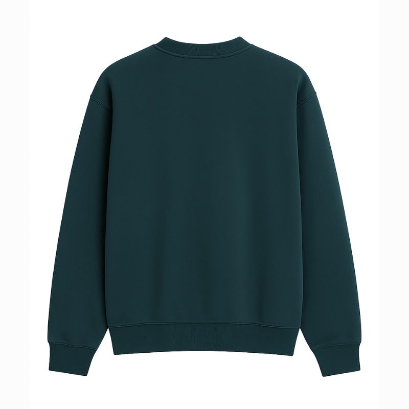 InkStorm – Grey Sweatshirt with Psychedelic Print and GOMOVELIVE Logo