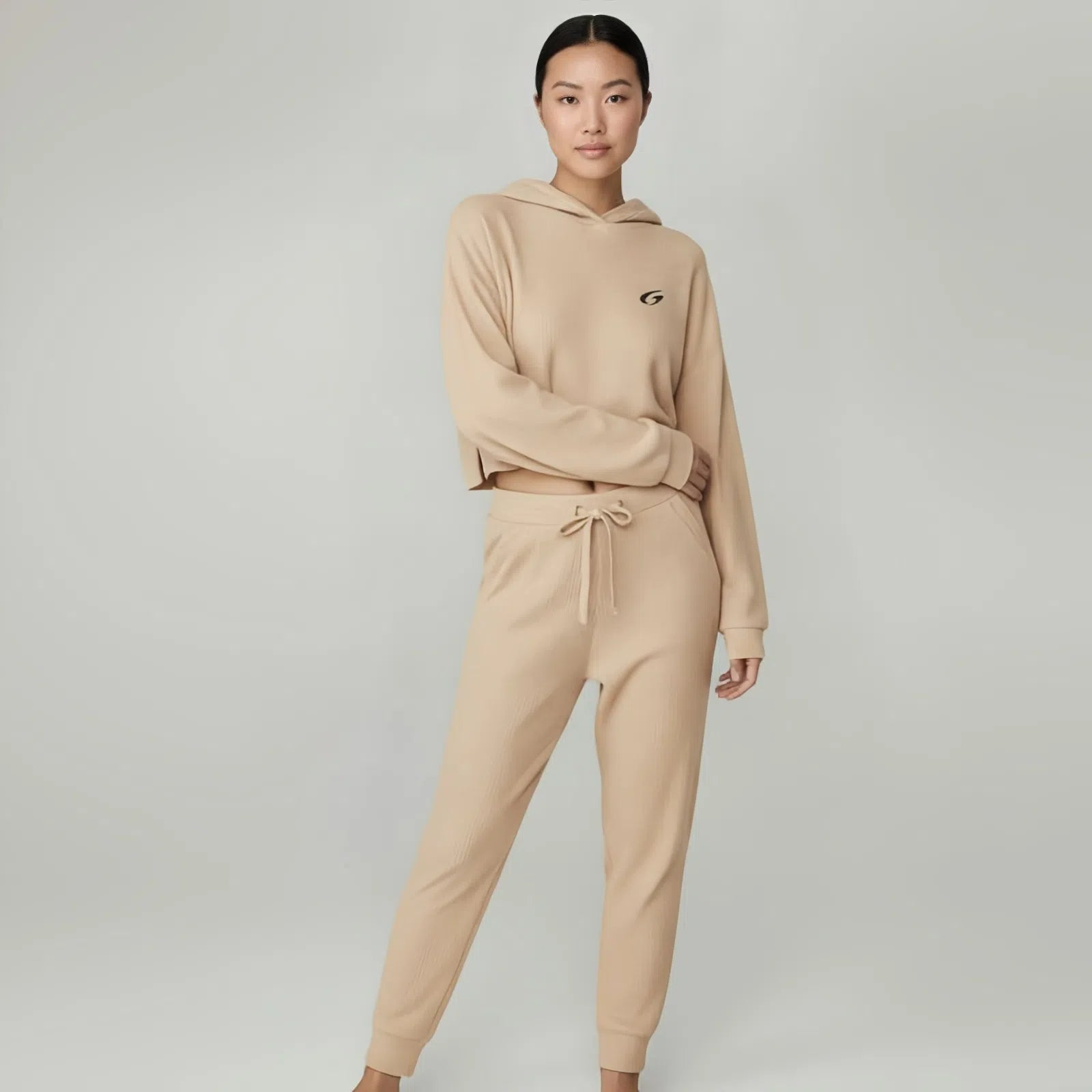 Soft Motion – Set tecnico in maglia con cappuccio
