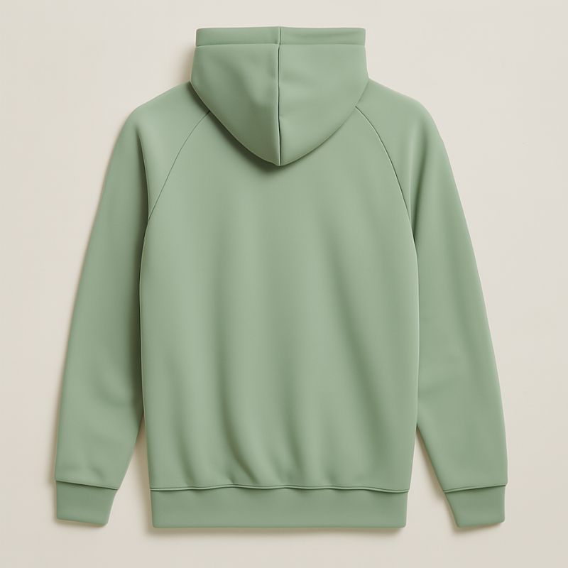 Burra Core – Sage Green Hoodie with Embroidered Logo