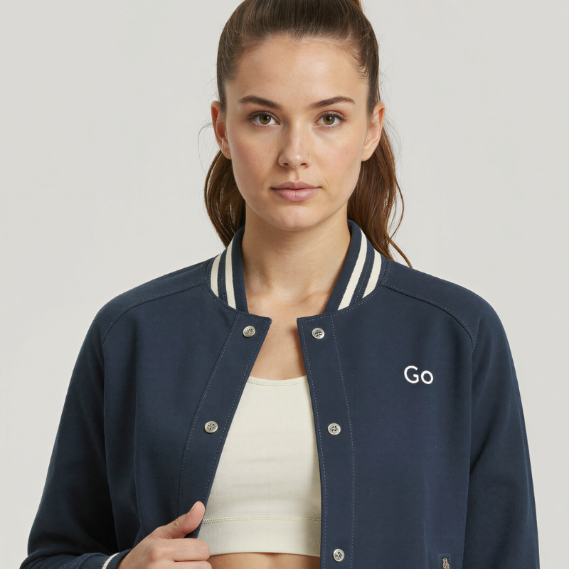 Varsity Vibes – Bomber tecnico dallo stile intramontabile