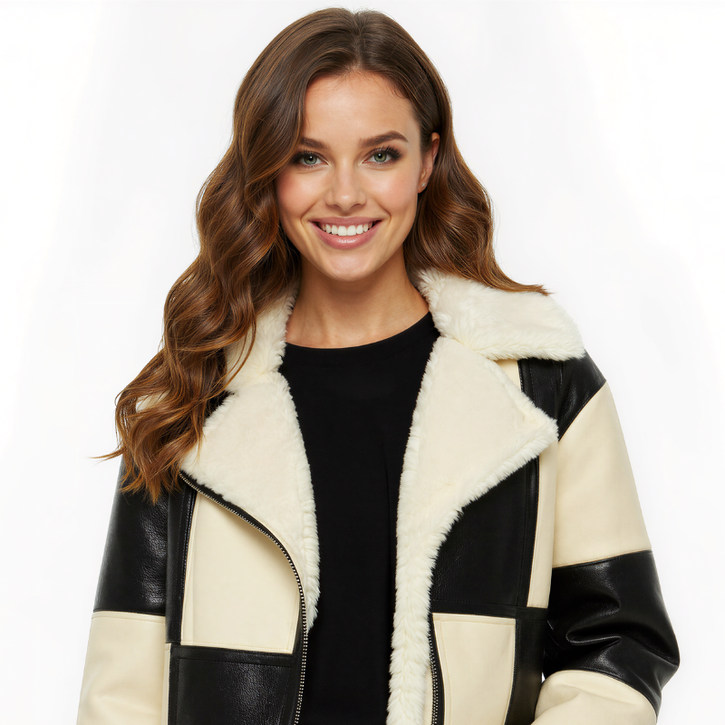 Aviator Couture – Lambskin &amp; Regenerated Cashmere Flight Jacket