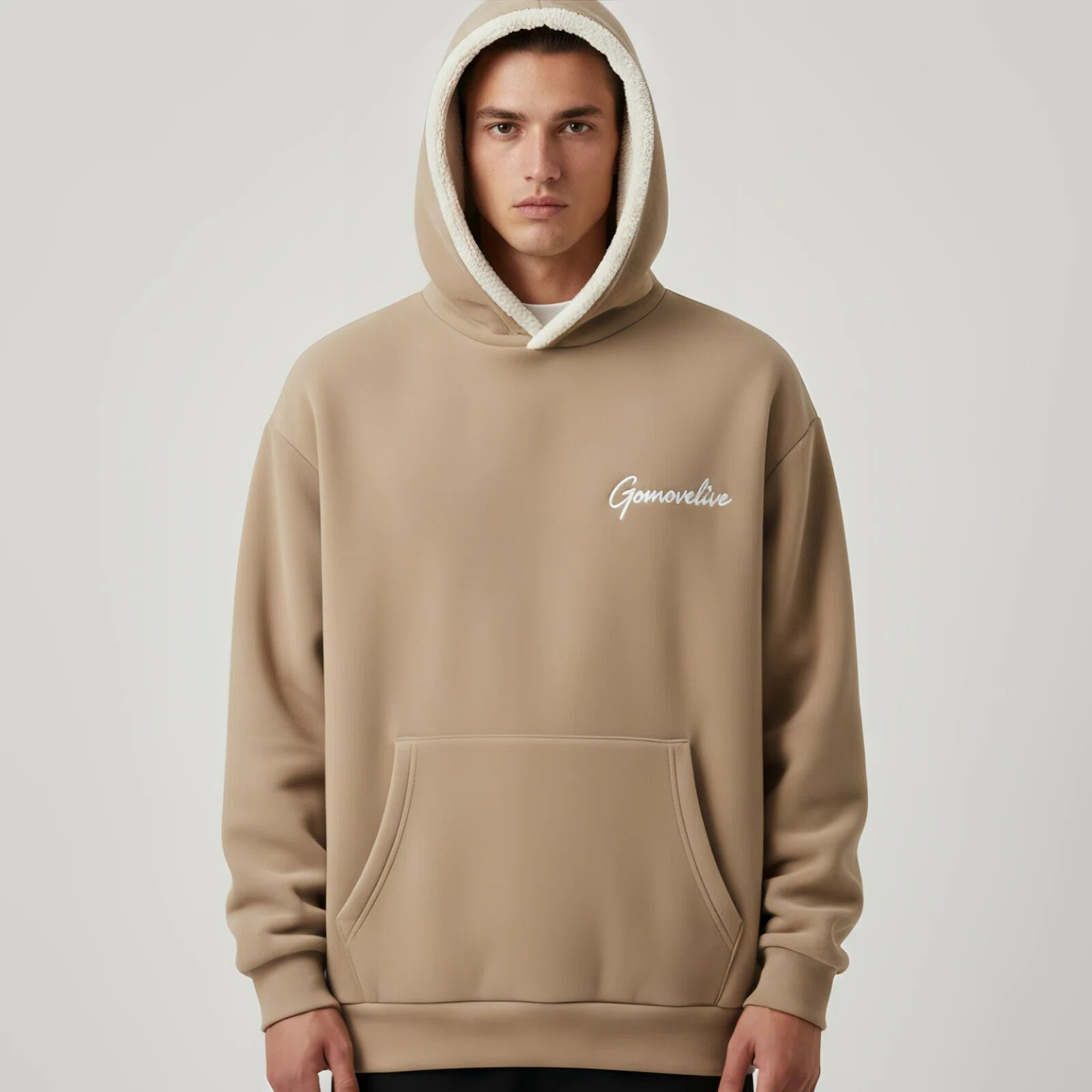 “Gazelle Beige” Hoodie — Comforting Warmth