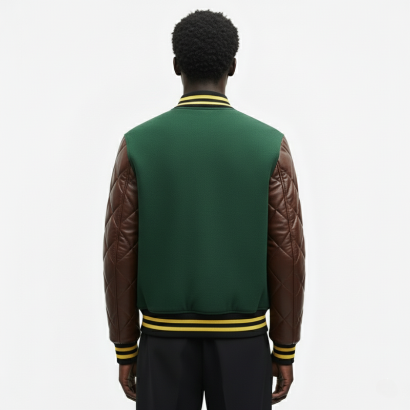 Go Milan – Varsity Jacket Elevato dallo Spirito Sportivo
