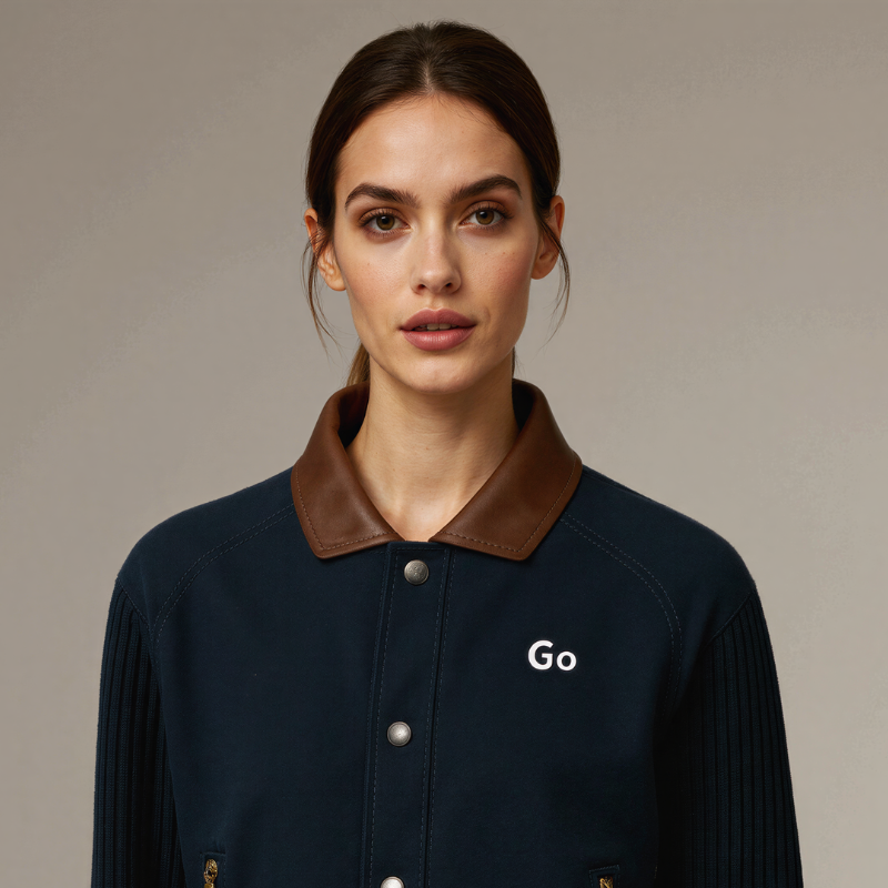 "Urban Heritage" – Giacca sportiva in stile varsity con dettagli premium