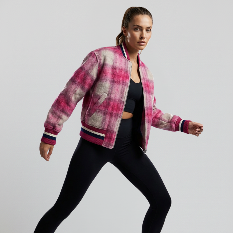 Checkmate Motion — Giacca Sportiva in Maglia Spazzolata