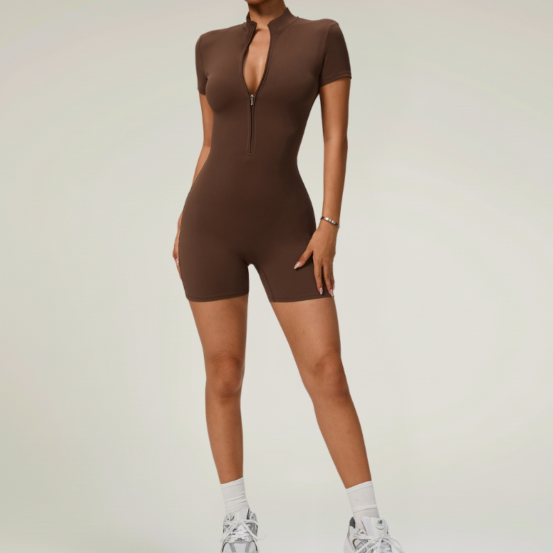 Yoga Jumpsuit con Zip – Stile e Performance in un Solo Capo
