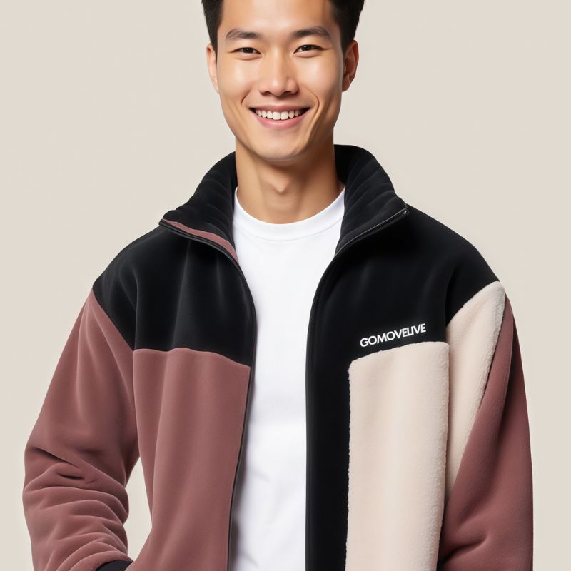 Elevate your style with the Earth Tone Explorer Fleece Jacket