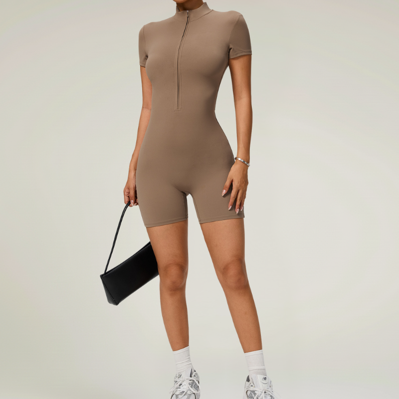 Yoga Jumpsuit con Zip – Stile e Performance in un Solo Capo