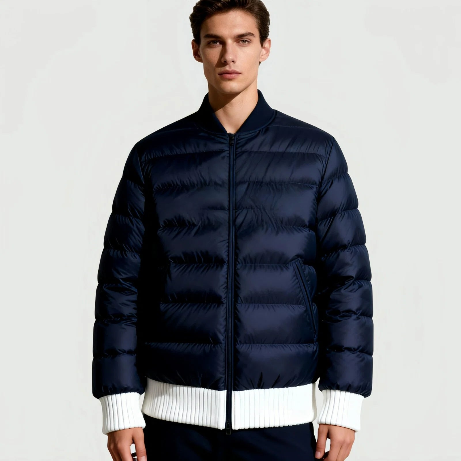 GOMOVESLEEP / NAVY PUFFER BOMBER