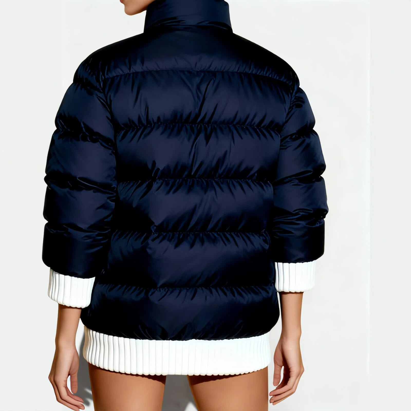 GOMOVESLEEP / NAVY PUFFER BOMBER DONNA
