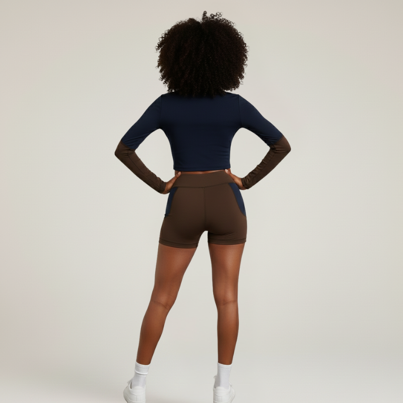 GOMOVELIVE “Dual Motion” – Set Sportivo Bicolore Zip-Up