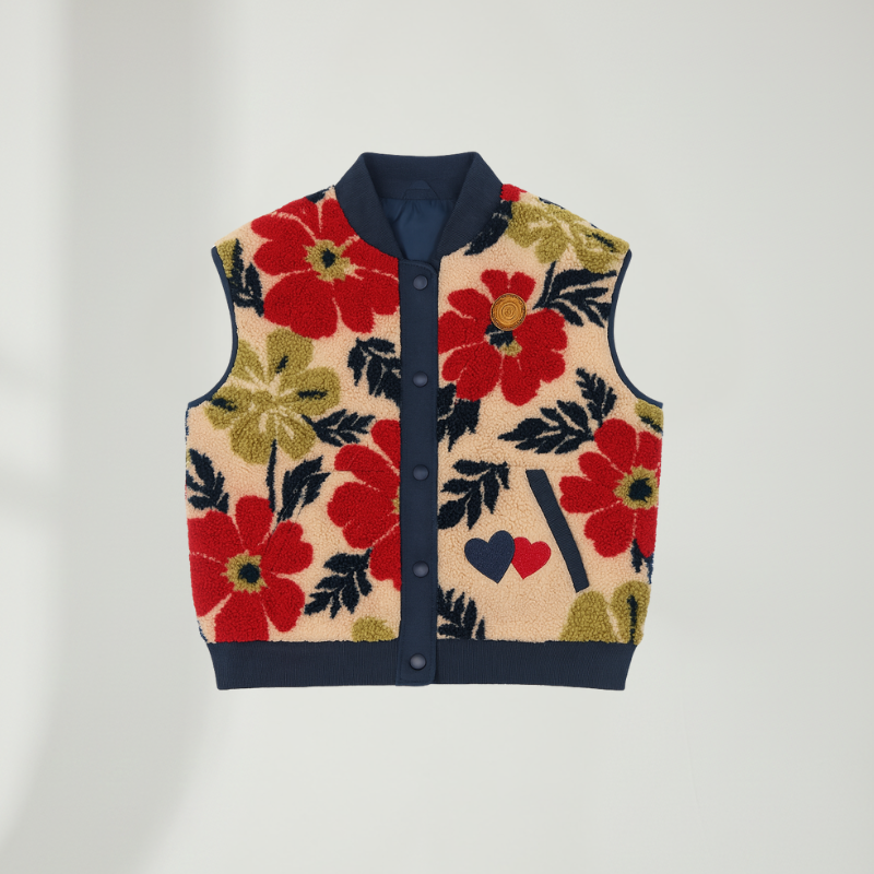 Botanic Pulse Vest — Gilet Sportivo in Maglia Spazzolata