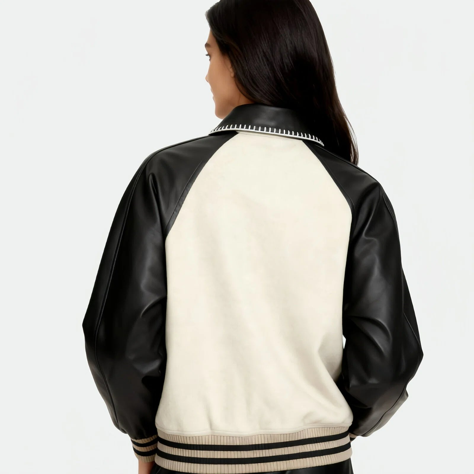 Varsity Precision – Lana Pettinata & Pelle di Agnello Artigianale