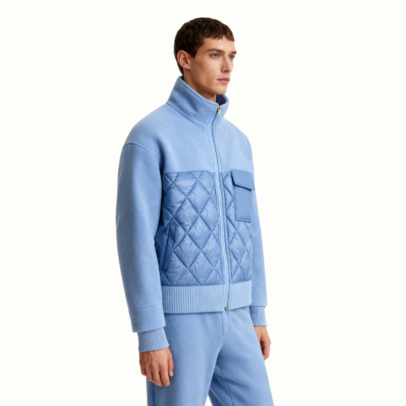VENTURUM “Aqua Tech” – Giacca Tecnica in Fleece & Trapuntato Sportivo