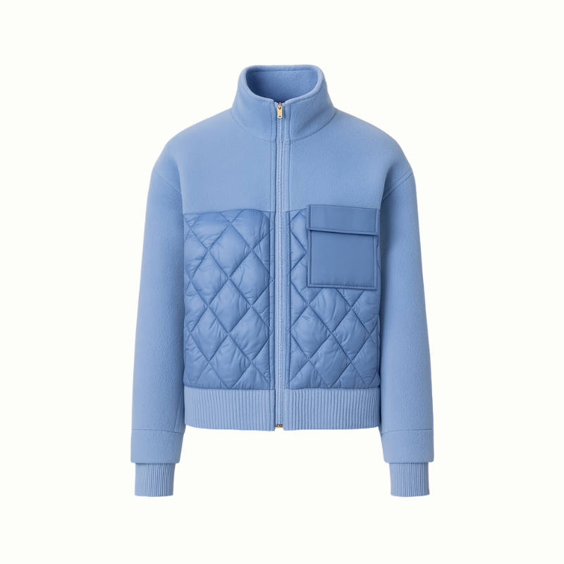 VENTURUM “Aqua Tech” – Giacca Tecnica in Fleece & Trapuntato Sportivo