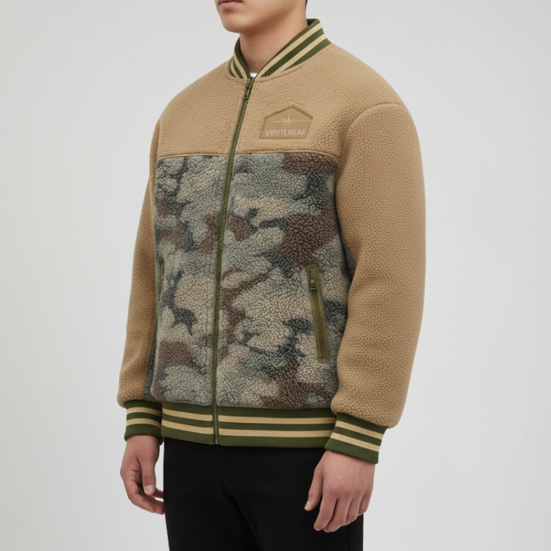 VENTURUM “TerraMix” – Giacca Tecnica Fleece & Camouflage Utility
