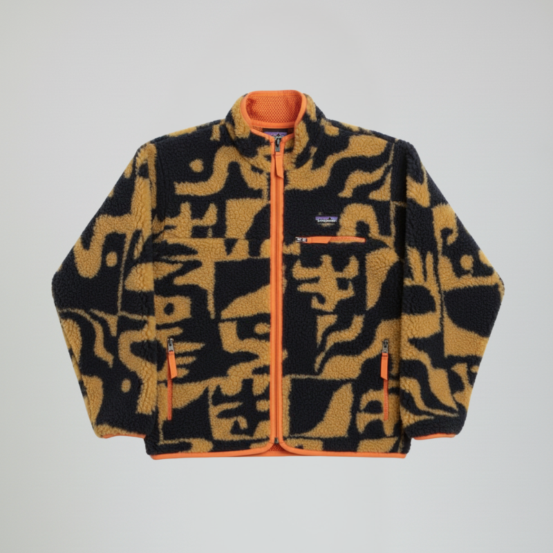 PATAGONIA “Tribal Signal” – Fleece Tecnico con Pattern Grafico