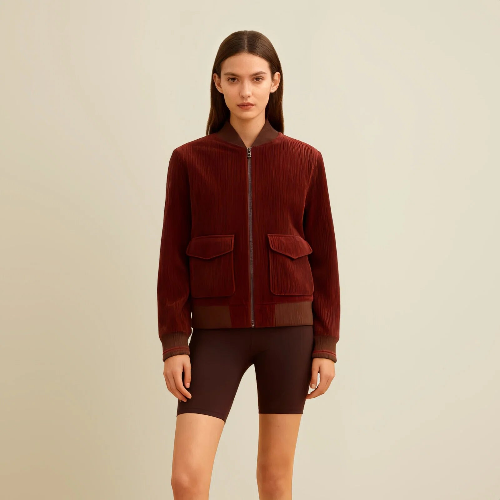 Vintage Edition – Bomber in Velluto a Coste Riciclato