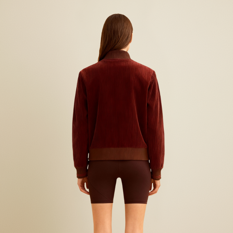Vintage Edition – Bomber in Velluto a Coste Riciclato