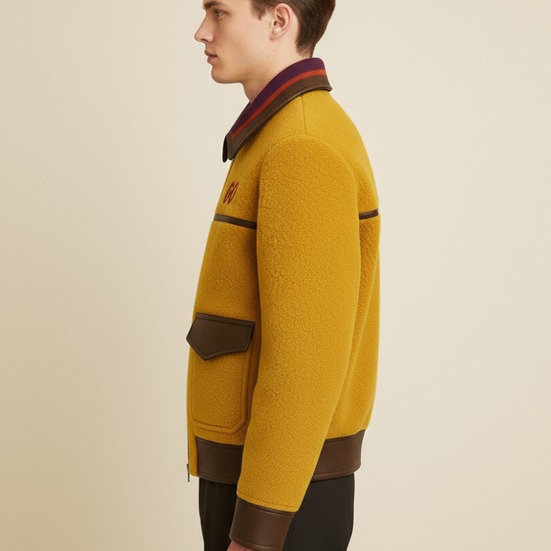 GO!Soul – Shearling Sport Bomber