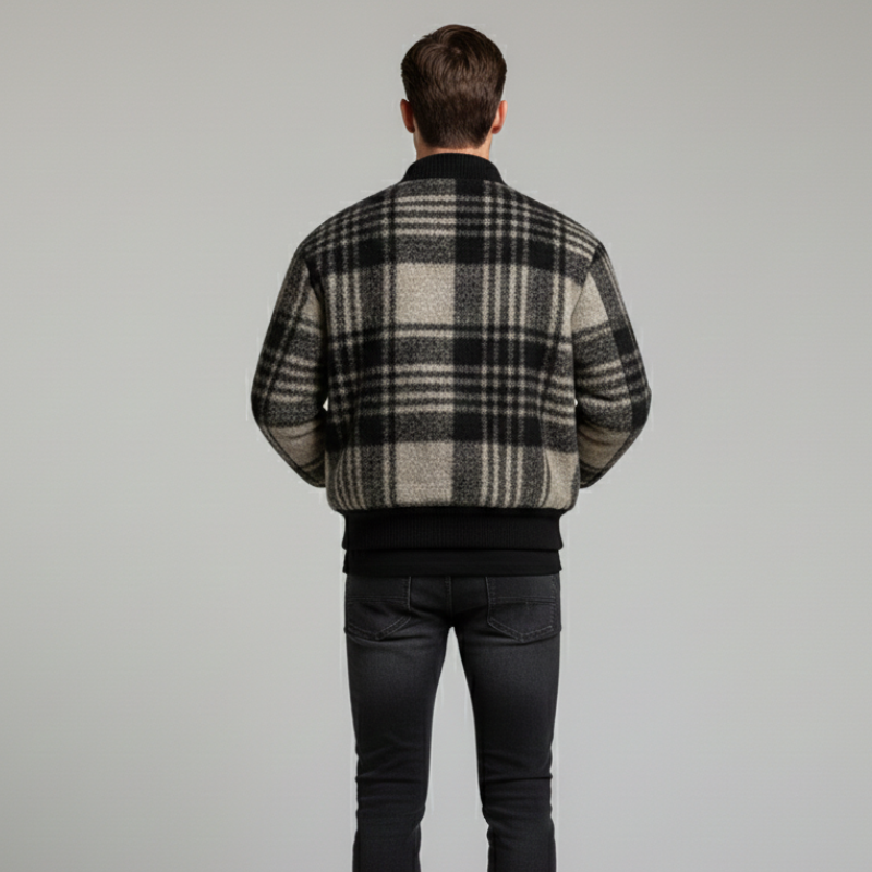 "Urban Grid" — Technical warmth, metropolitan style