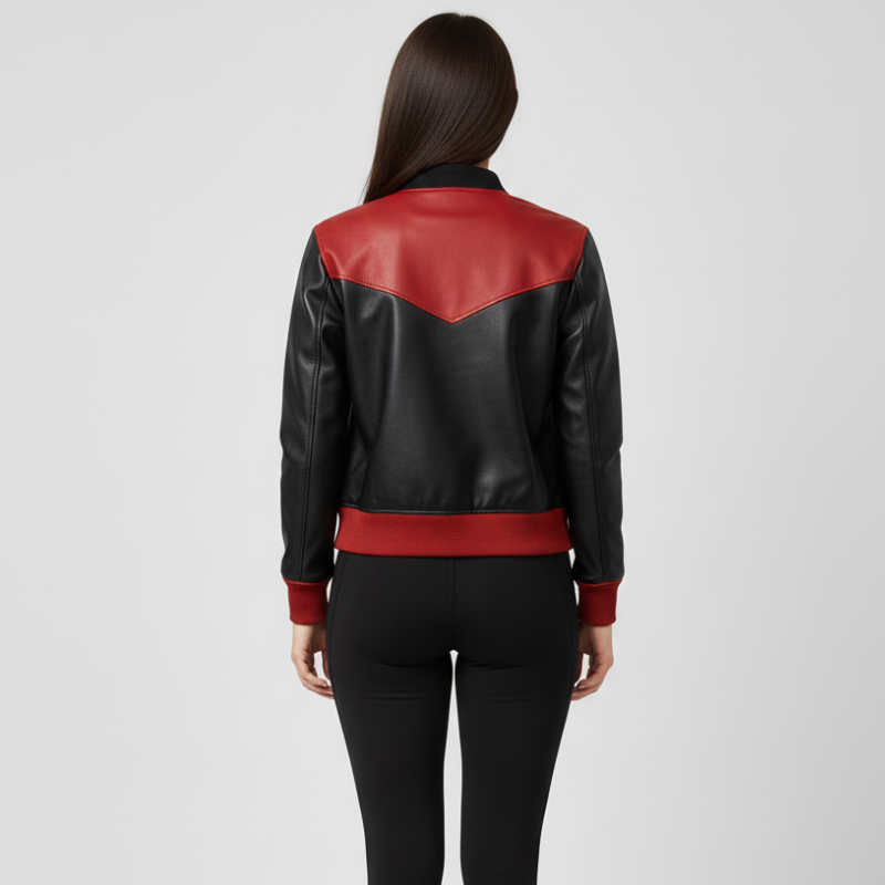 “Vortex Line” – Bomber in pelle
