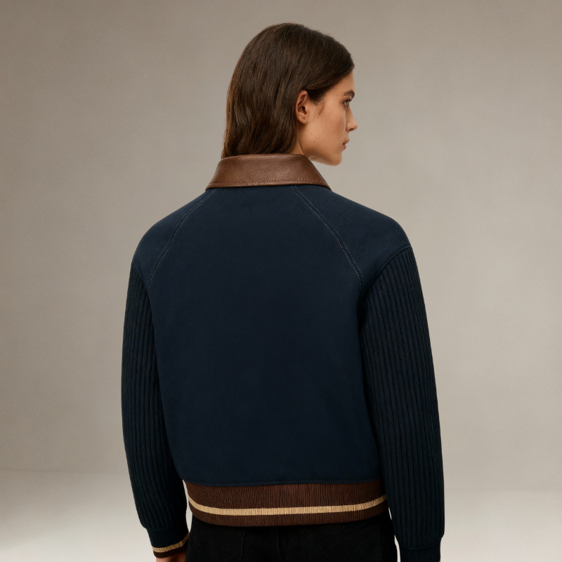 "Urban Heritage" – Giacca sportiva in stile varsity con dettagli premium